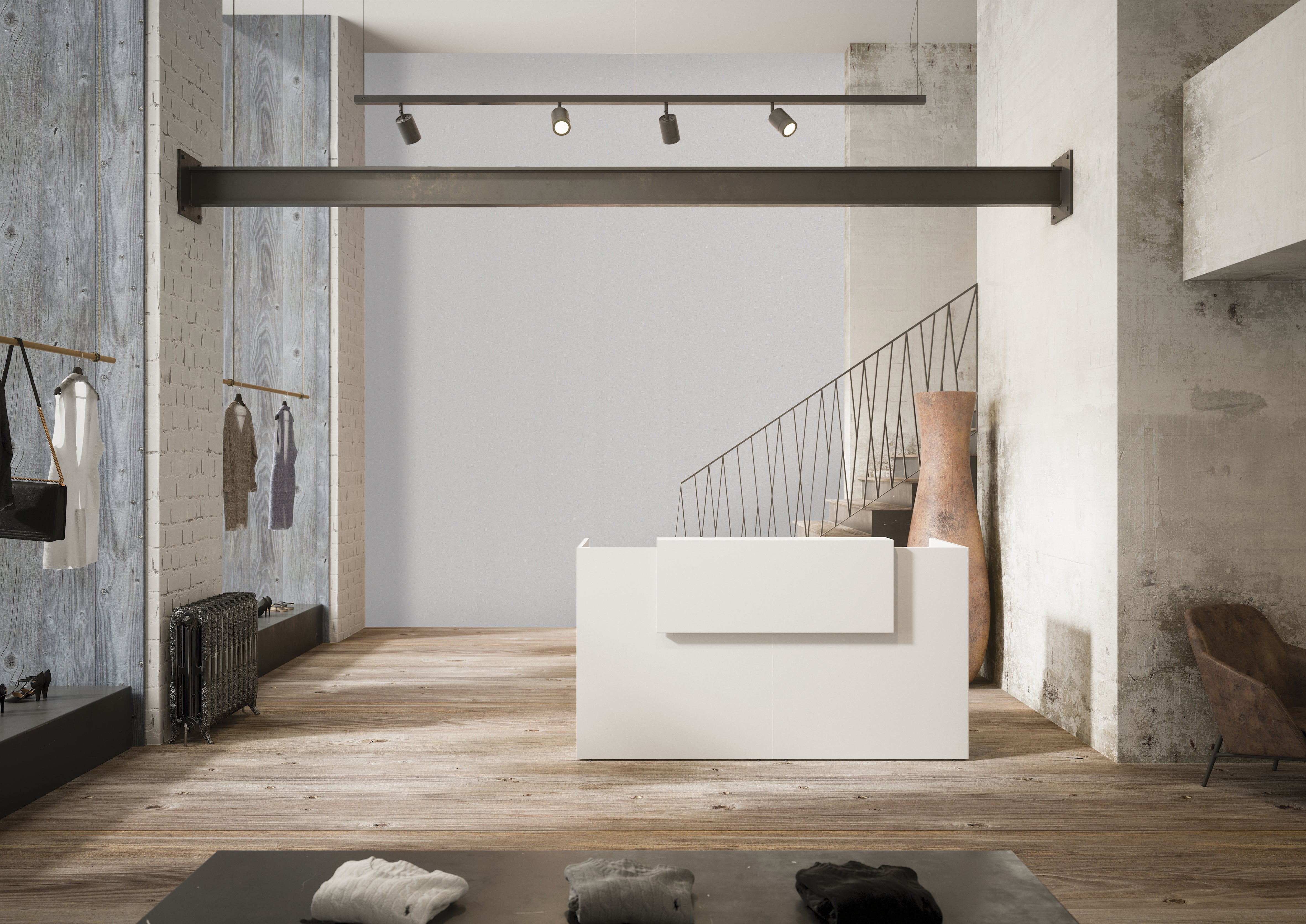 Banque d’accueil professionnelle droite – Gamme ABBA