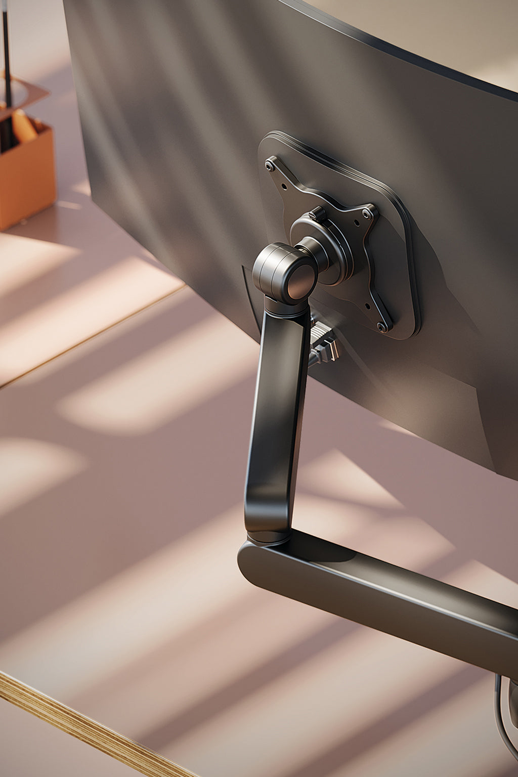 Bras support écran Evolutive 1 écran – sur pince ISOLA