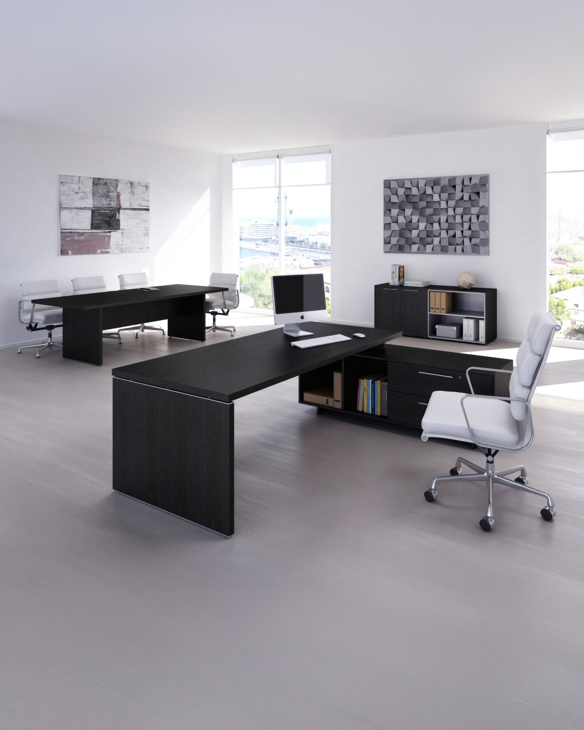 Bureau de direction Flora sur console