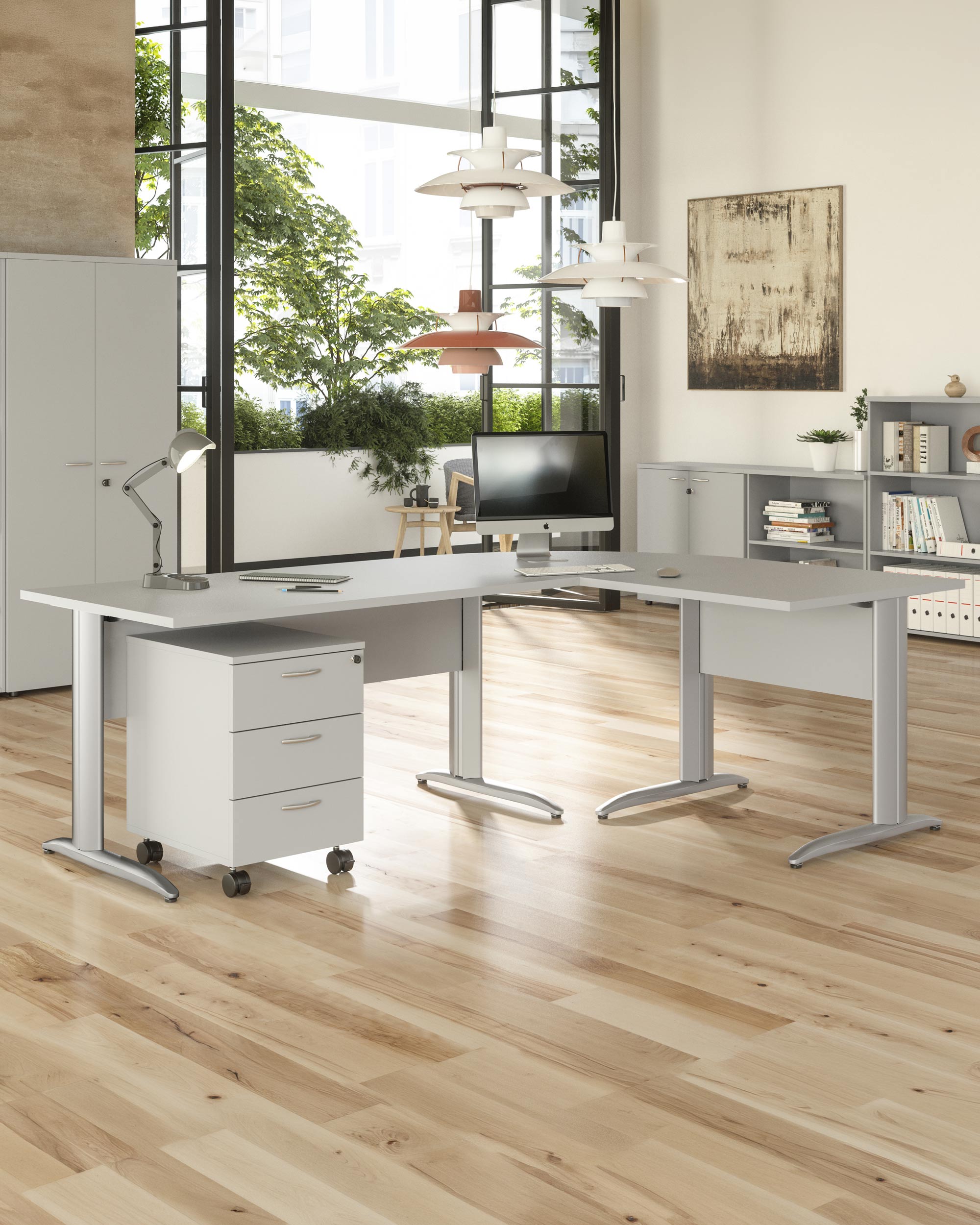 Bureau Professionnel Modulable Effect – Droit ou Angle