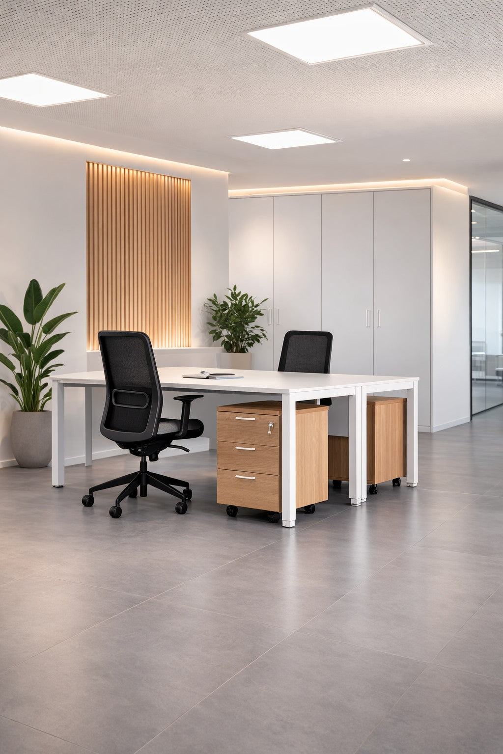 Bureau professionnel individuel Tempo - Profondeur 80 cm