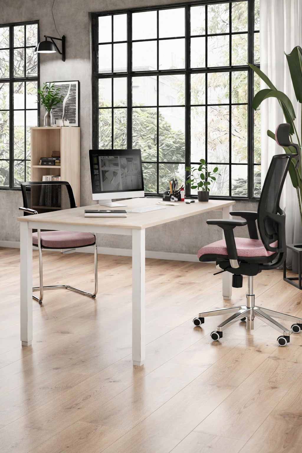 Bureau professionnel individuel Tempo - Profondeur 80 cm