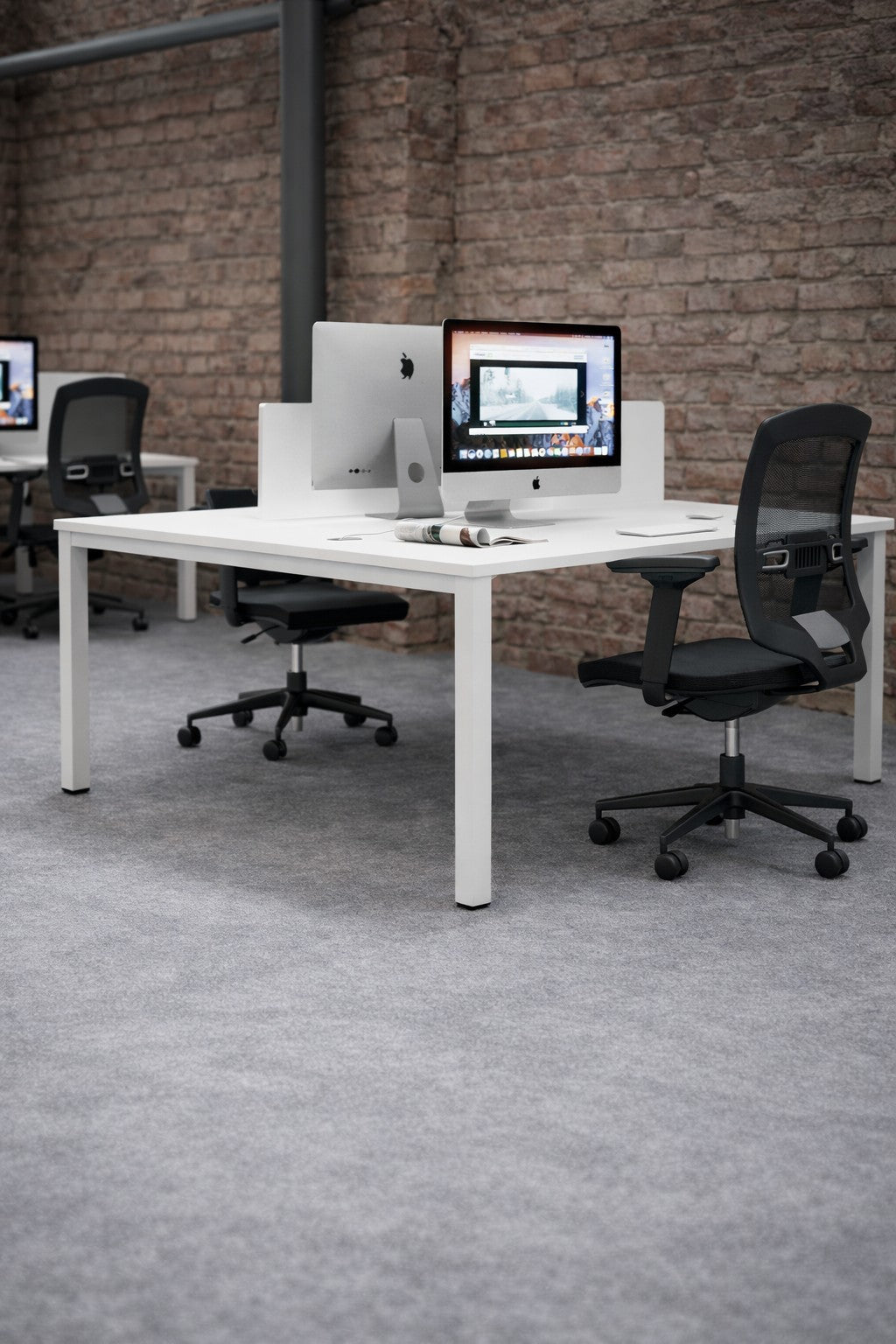 Bureau Bench Astral pour 2 personnes - Profondeur 70 ou 80 cm