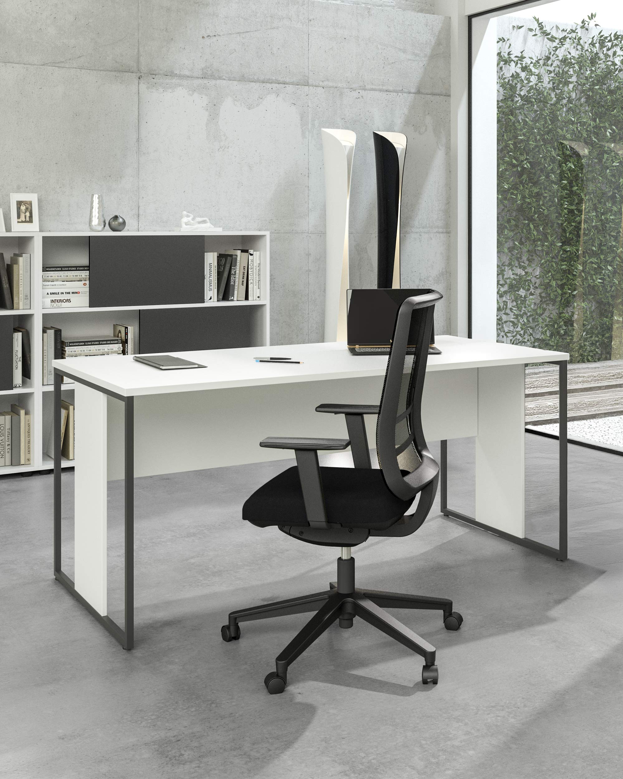 Bureau Professionnel Modulable Edge profondeur 80 cm – Droit ou Retour