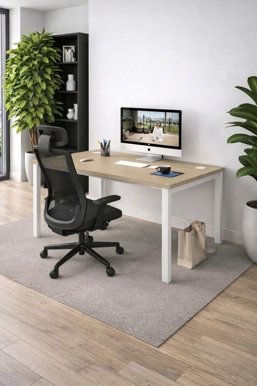 Bureau professionnel individuel Astral - Profondeur 70 et 80 cm