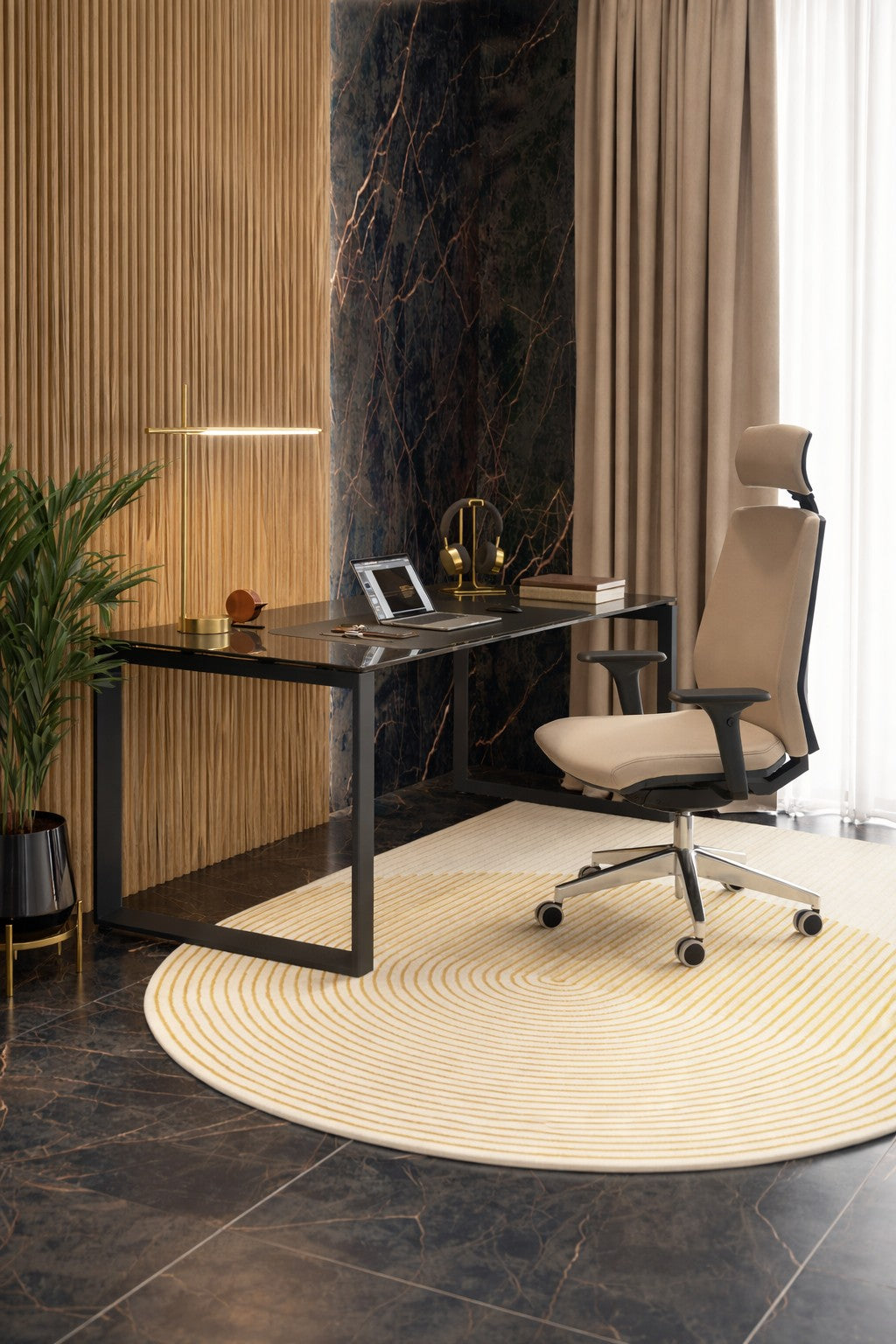 Bureau de direction Solis - Plateau verre