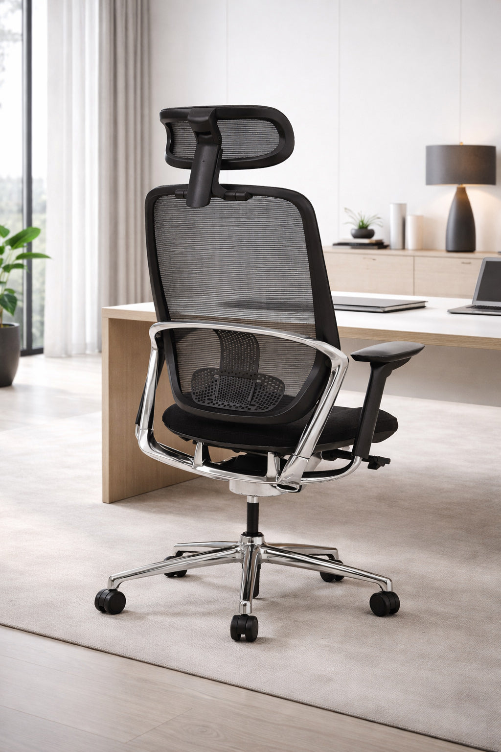 Fauteuil de bureau ergonomique Yuki - Avec têtière