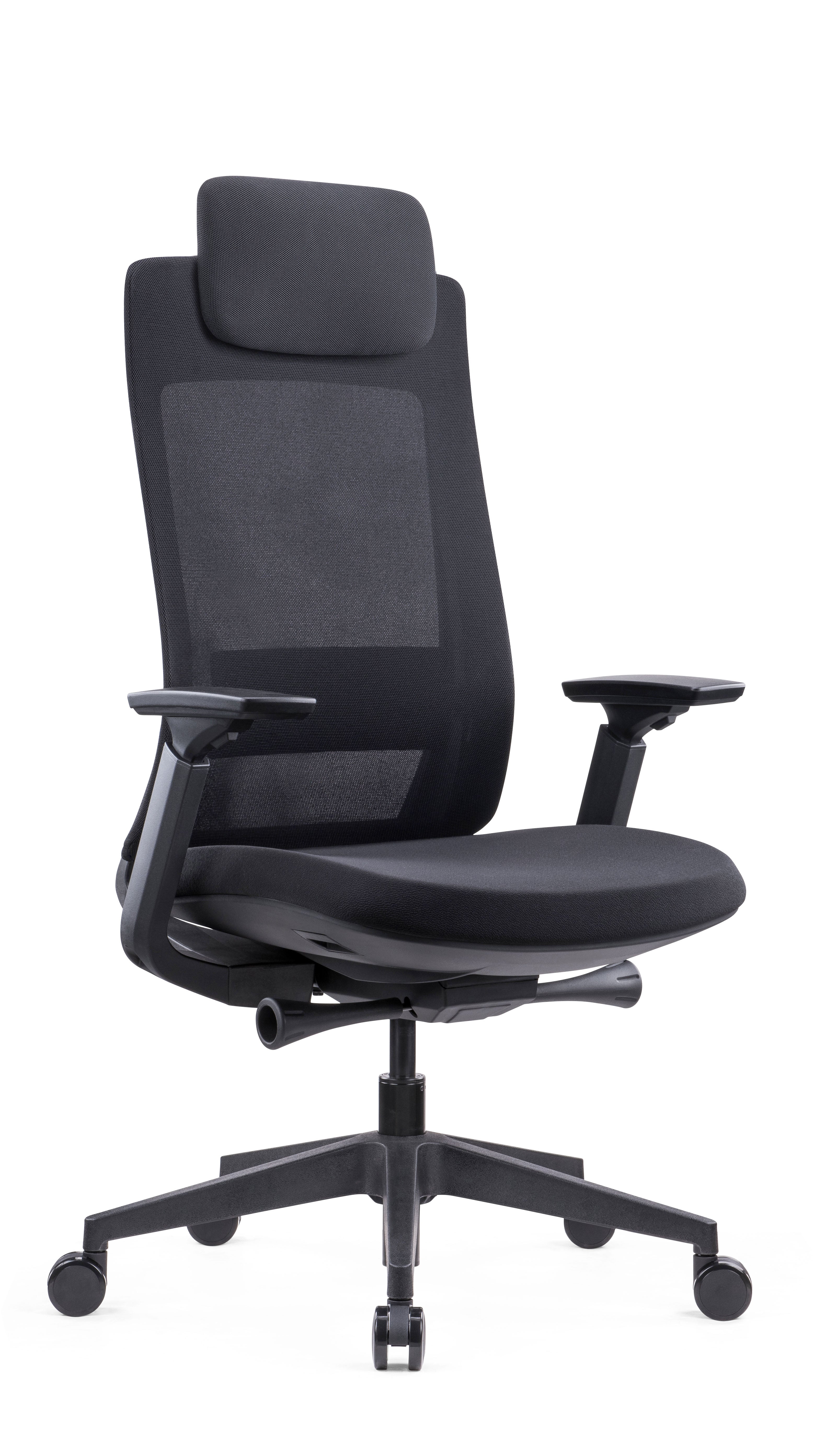 Fauteuil de bureau ergonomique Céphée - Têtière et mécanisme synchrone