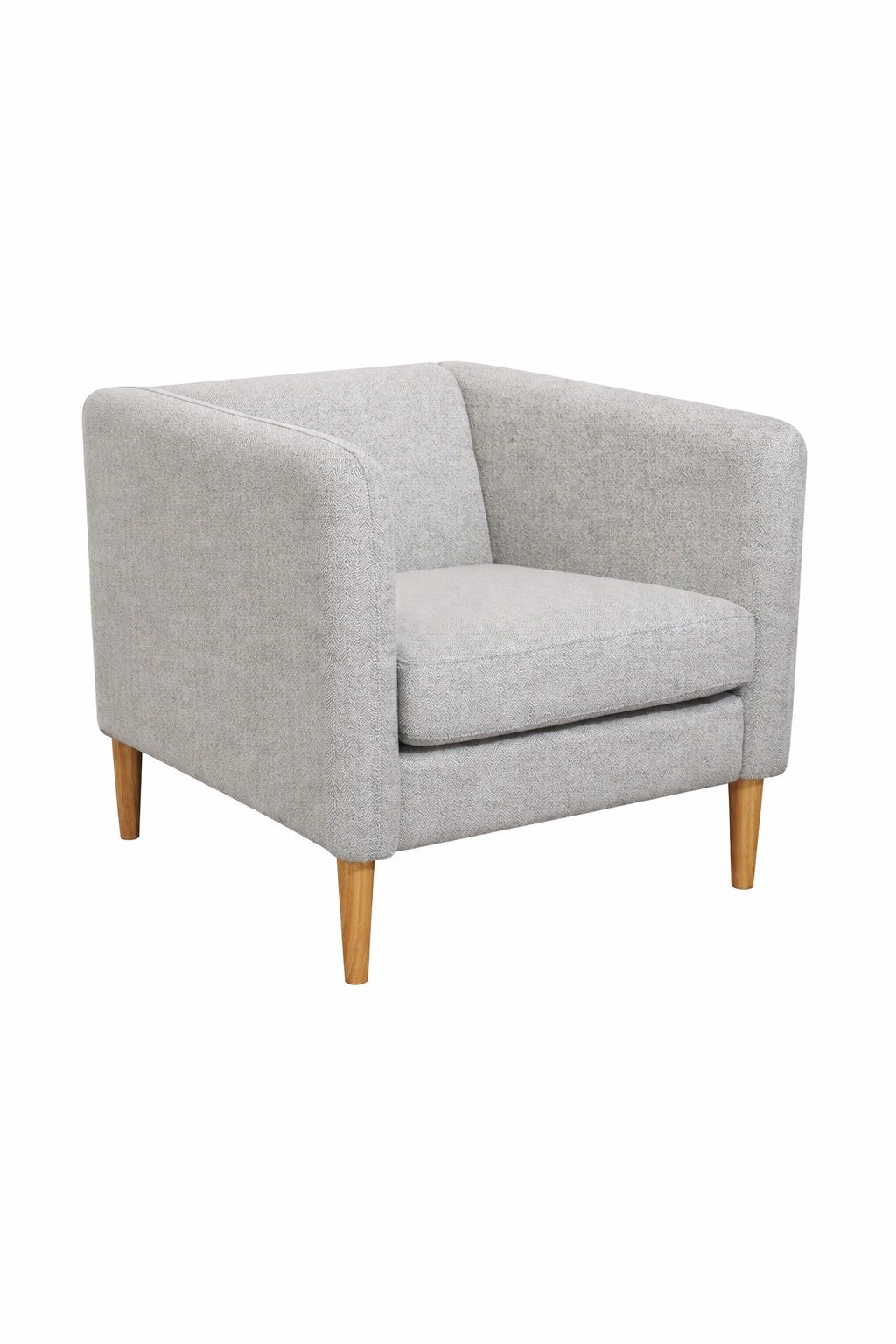 Fauteuil d'accueil Kanto pieds bois – Design Scandinave