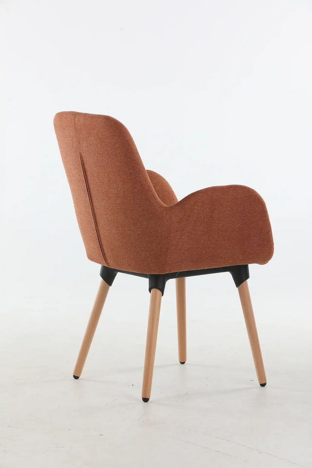 Fauteuil d'accueil et réunion Shino – Pieds bois