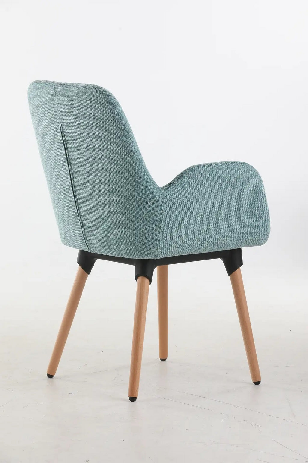 Fauteuil d'accueil et réunion Shino – Pieds bois