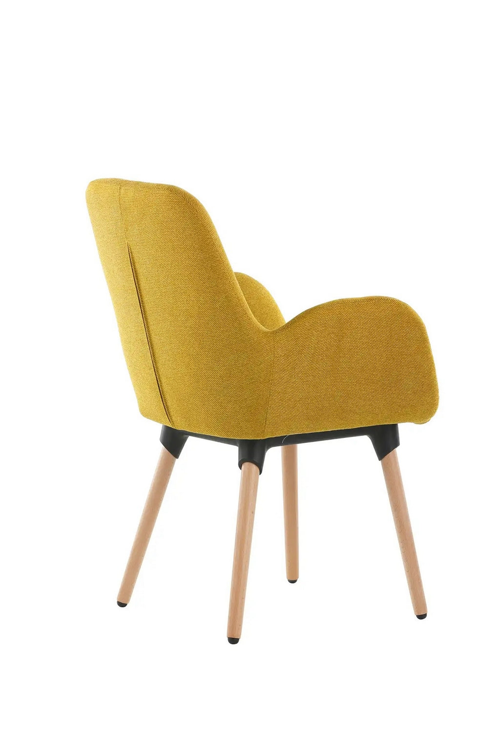 Fauteuil d'accueil et réunion Shino – Pieds bois