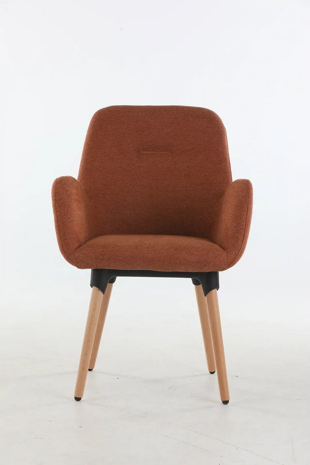 Fauteuil d'accueil et réunion Shino – Pieds bois
