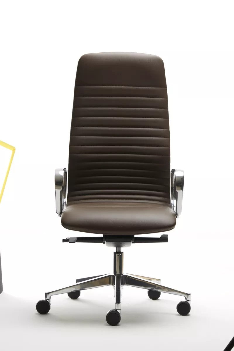 Fauteuil de Direction Simili-Cuir Union – Design Italien Exécutif