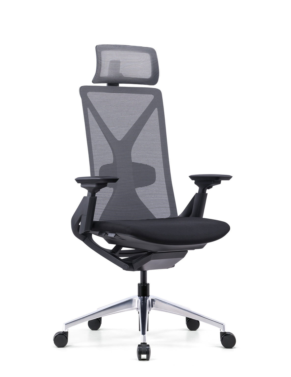 Fauteuil ergonomique Cassiopée avec têtière - Mécanisme synchrone Donati
