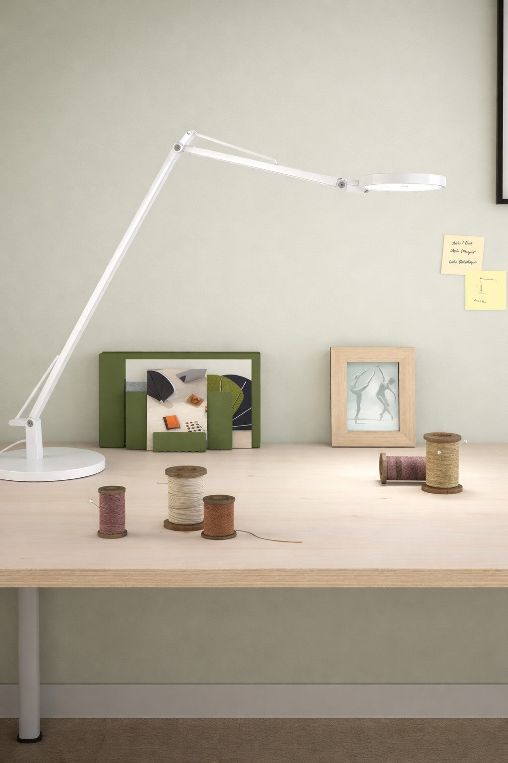 Lampe de bureau Axel - Bras double articulé