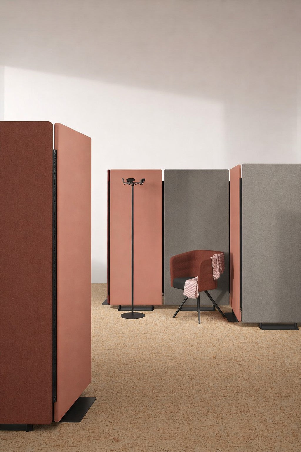 Panneau acoustique Silenza H160 cm avec Zip – Cloison phonique professionnelle