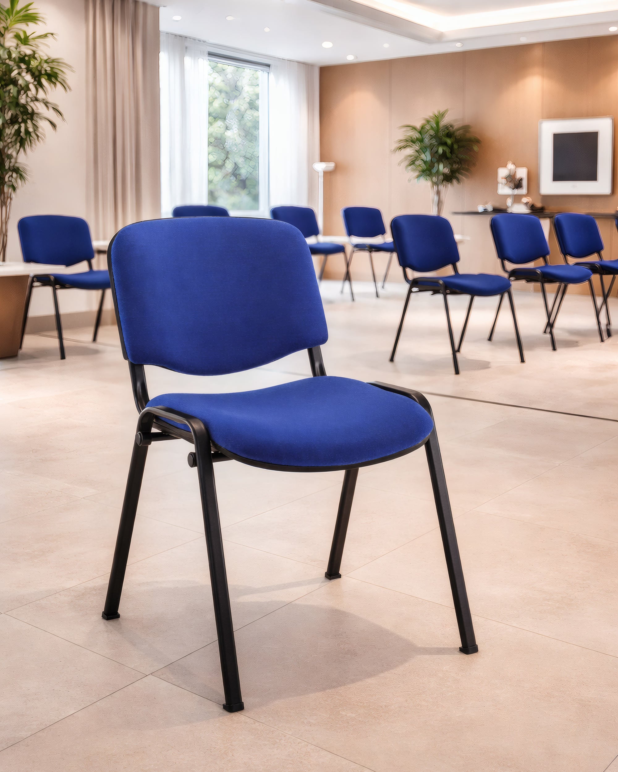 Chaise de Collectivité Leonis Empilable - Dossier Tissu