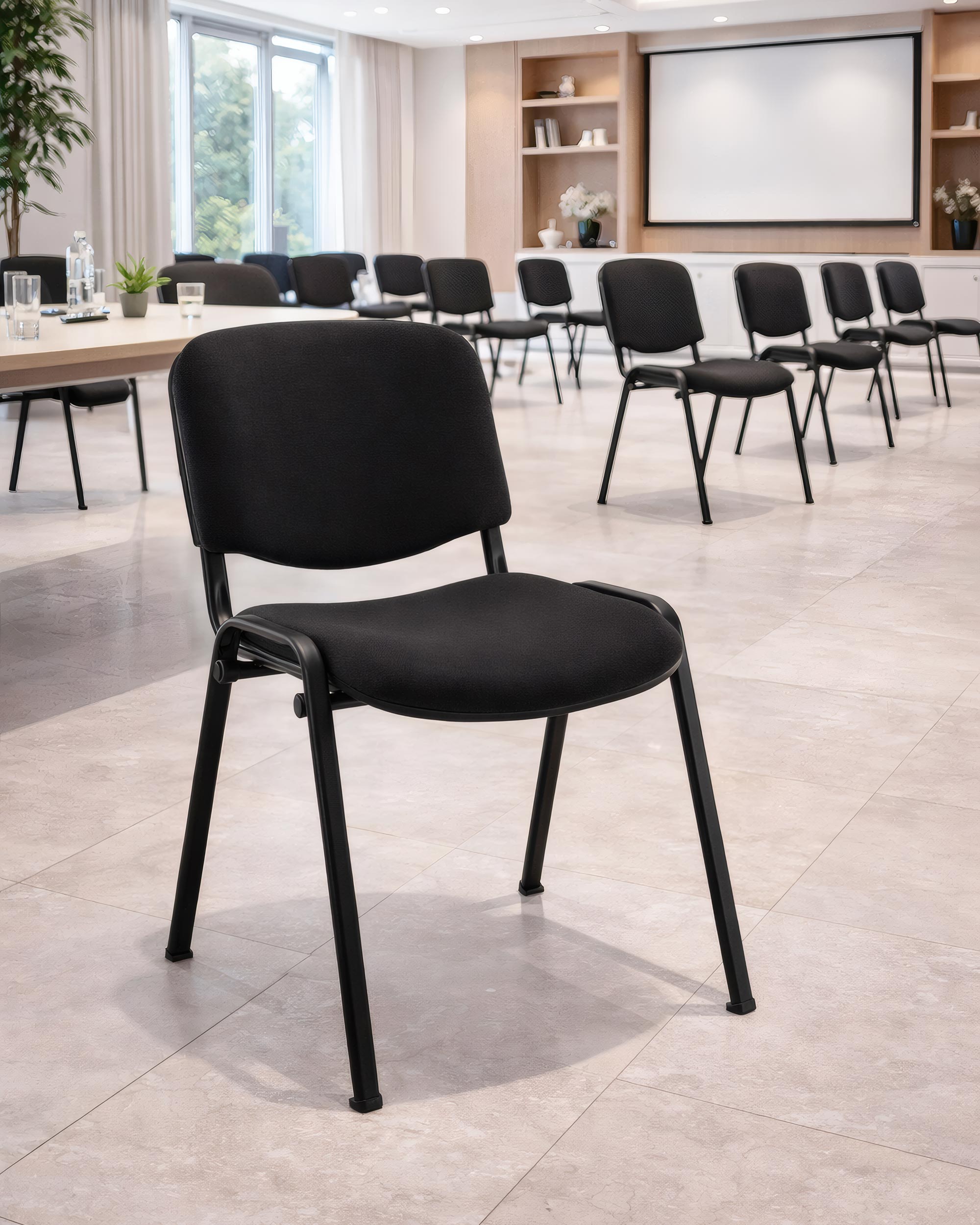 Chaise de Collectivité Leonis Empilable - Dossier Tissu