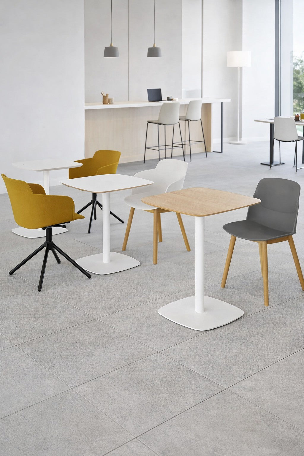 Table de collectivité Kafeta - Plateau MDF