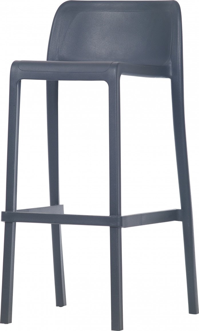 Tabouret de Bar Professionnel Haut Leus – Extérieur, Polypropylène Renforcé Anti-UV