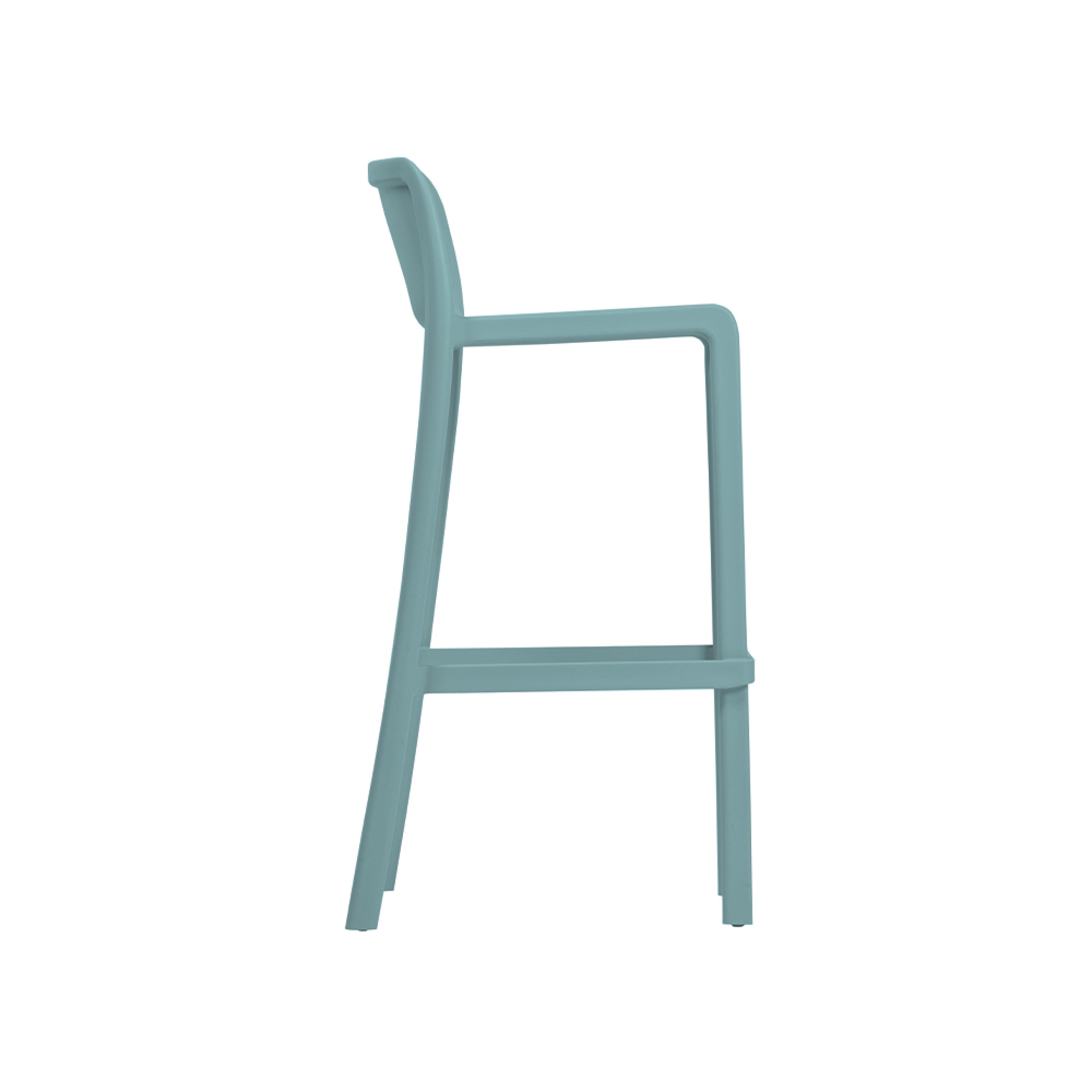 Tabouret de Bar Professionnel Haut Leus – Extérieur, Polypropylène Renforcé Anti-UV