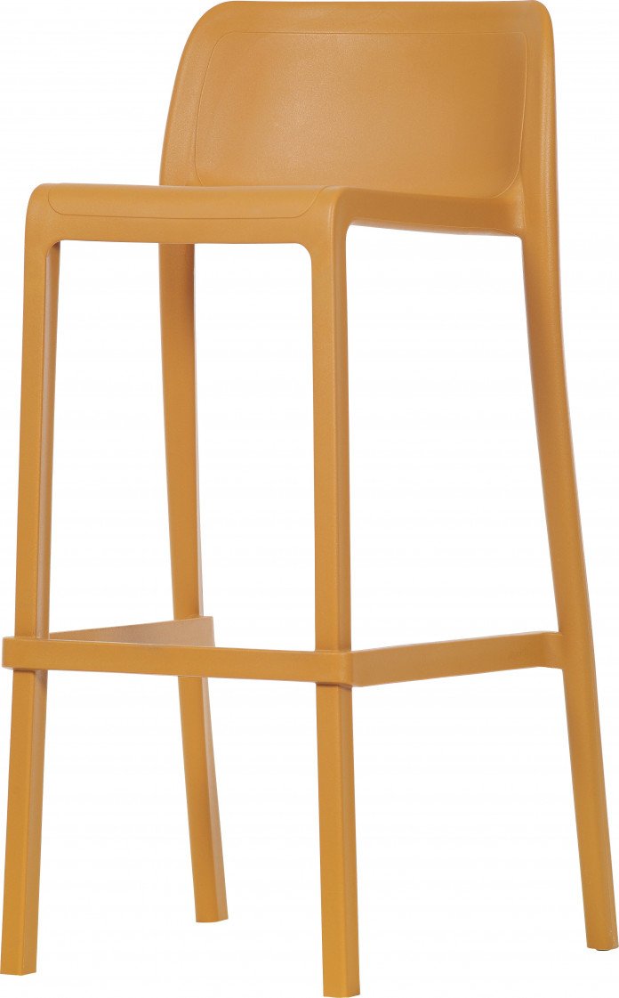 Tabouret de Bar Professionnel Haut Leus – Extérieur, Polypropylène Renforcé Anti-UV