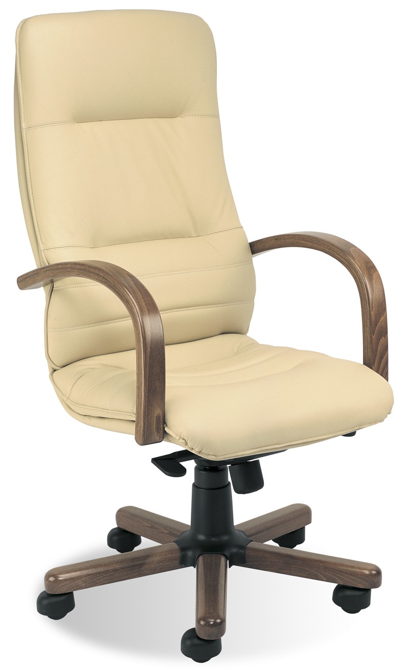 Fauteuil de bureau Cuir Ivory  Achat fauteuils de direction  406,00€