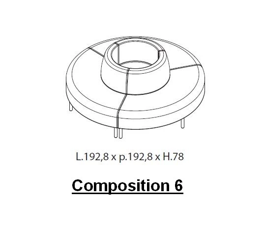 Canapé modulable Sinuo