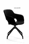 Fauteuil d'accueil Wiz pieds noirs