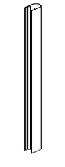 Goulotte verticale magnétique TUBIX