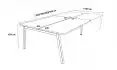 Bureau Bench 2 pers ATMOSPHERIC Prof.80 cm