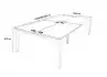 Bureau Bench 4 pers. Indus Prof.70 cm