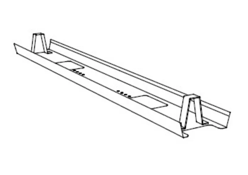 Goulotte horizontale pour bureau individuel Altys