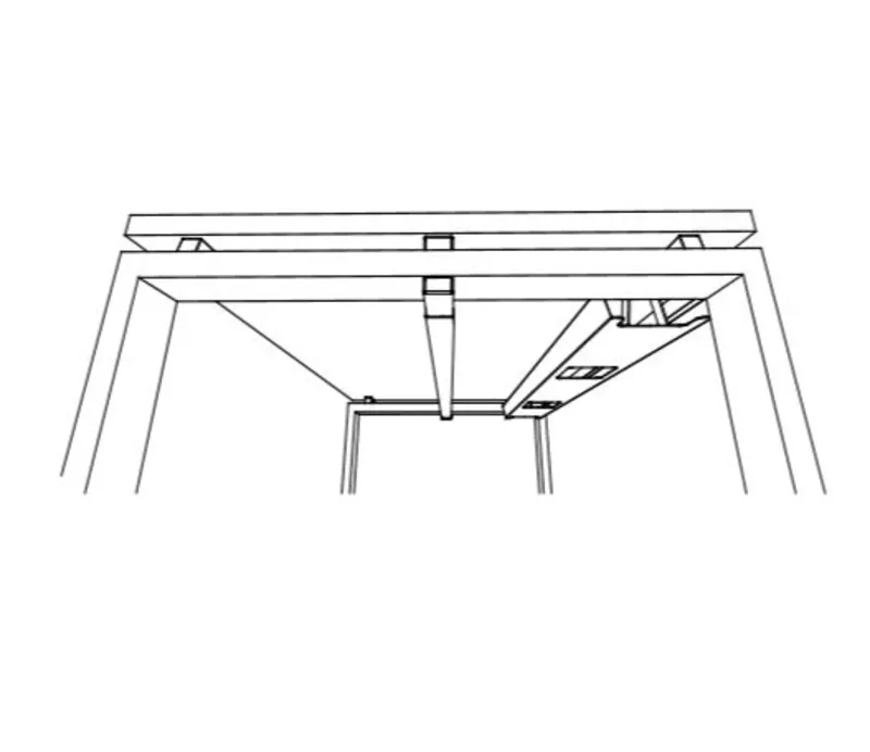 Goulotte horizontale pour poste simple 