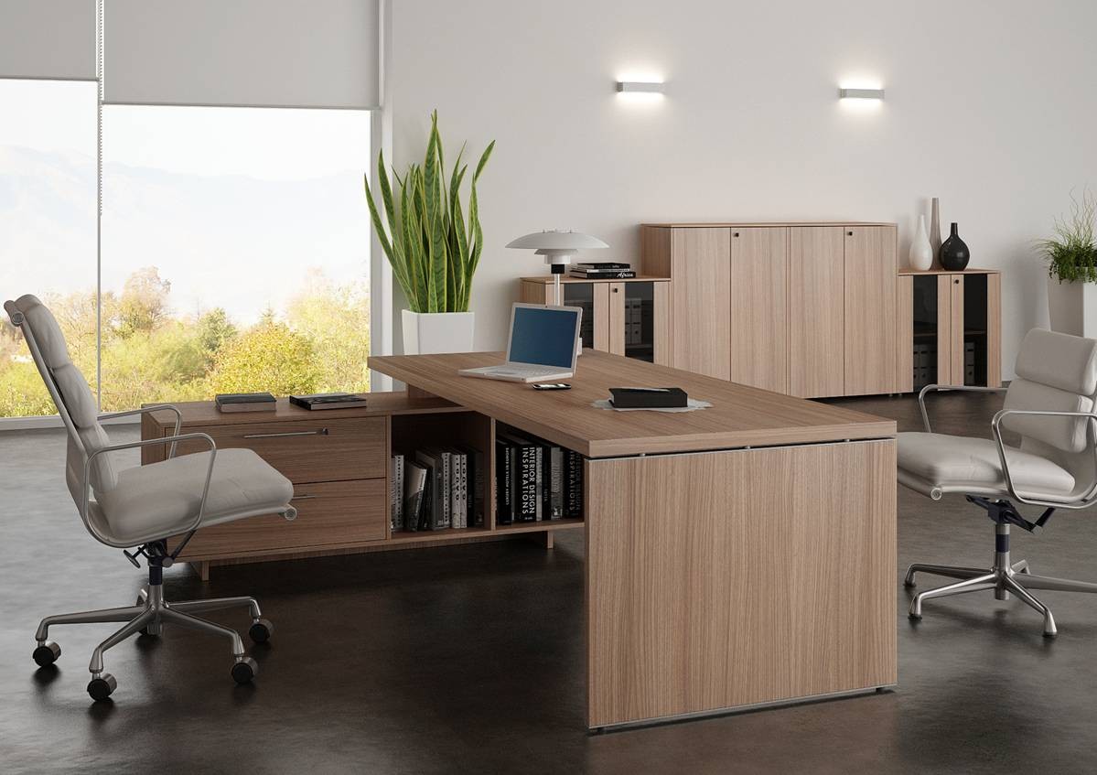 Bureau de direction Flora sur console - Achat bureaux d ...