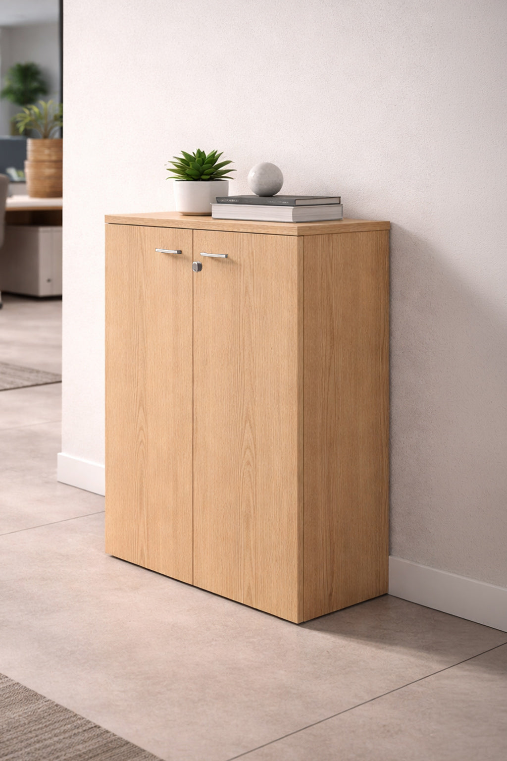 Armoire mi-haute de bureau professionnelle - Gamme Effect et Budget