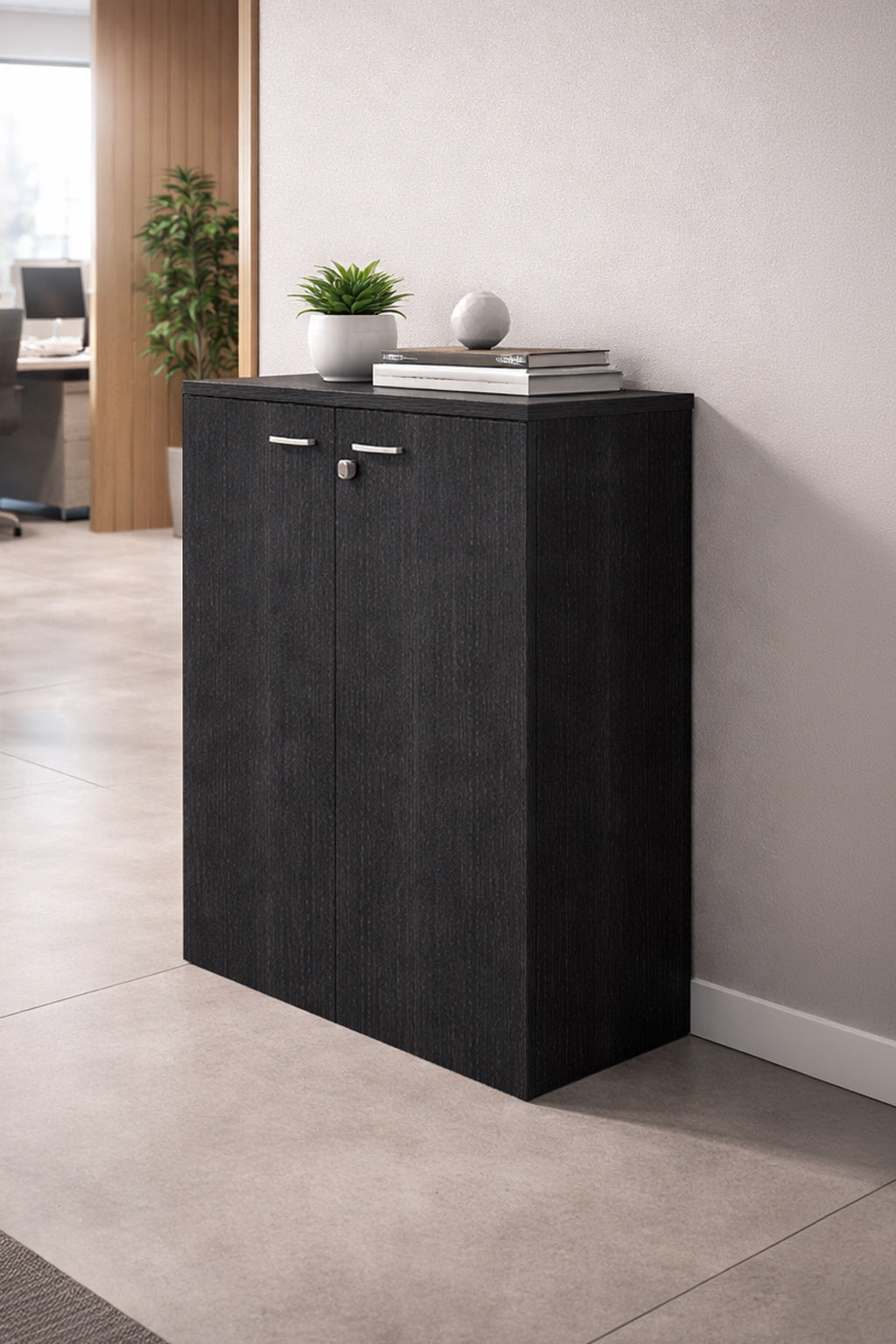 Armoire mi-haute de bureau professionnelle - Gamme Effect et Budget