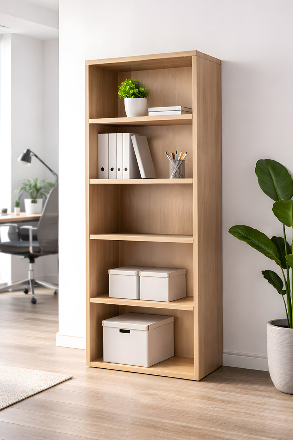 Armoire haute ouverte de bureau - Gammes Curvy / Express Plus