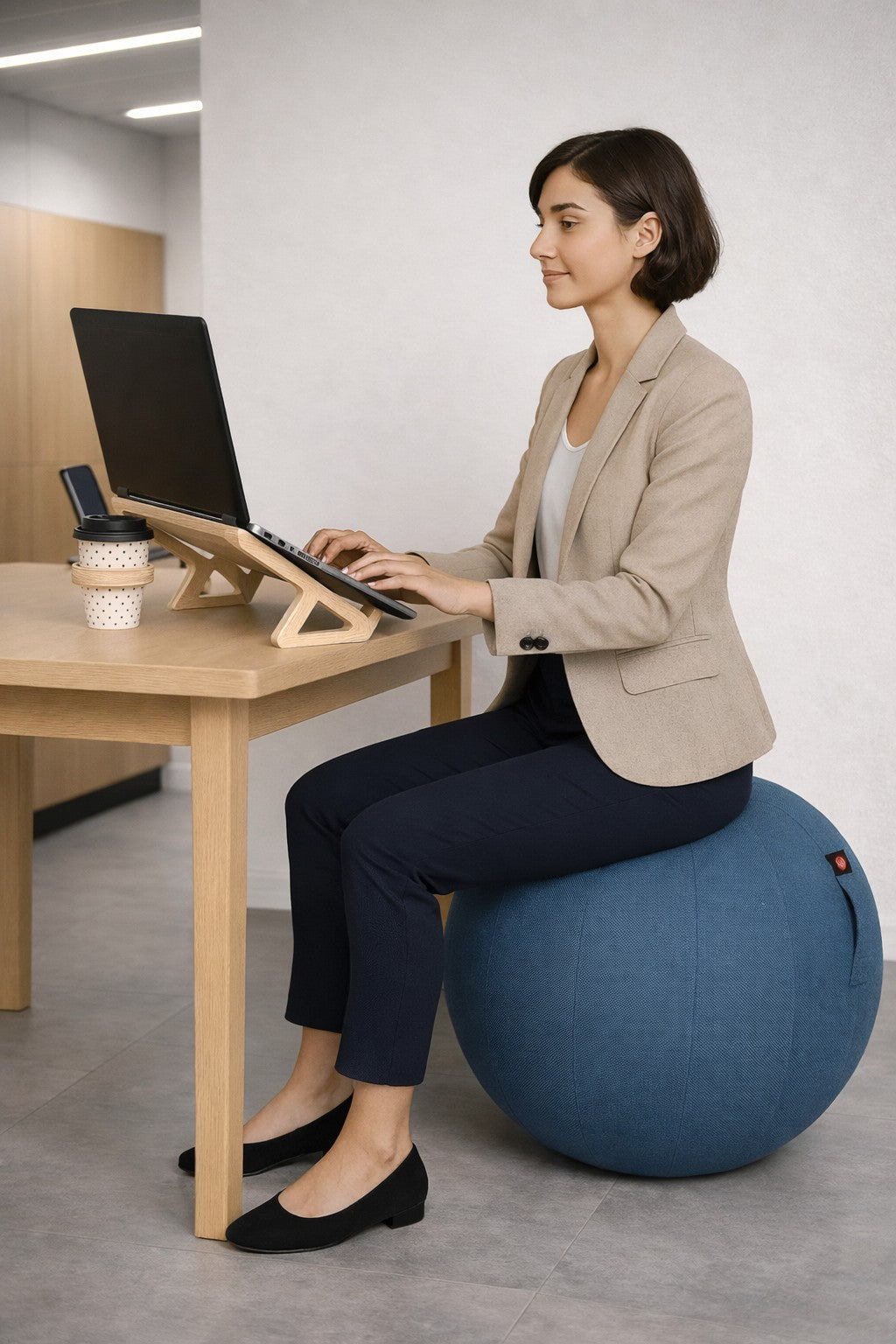 Ballon Siège Ergonomique Vela — Assise Dynamique de Bureau