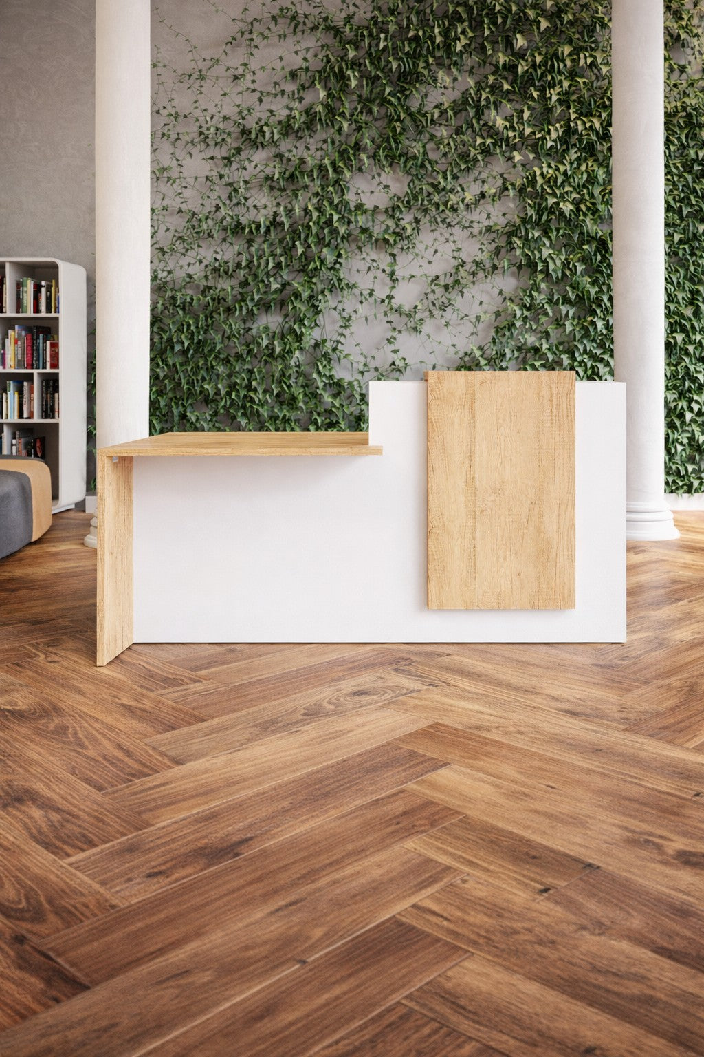 Banque d'accueil professionnelle Half - Accueil PMR