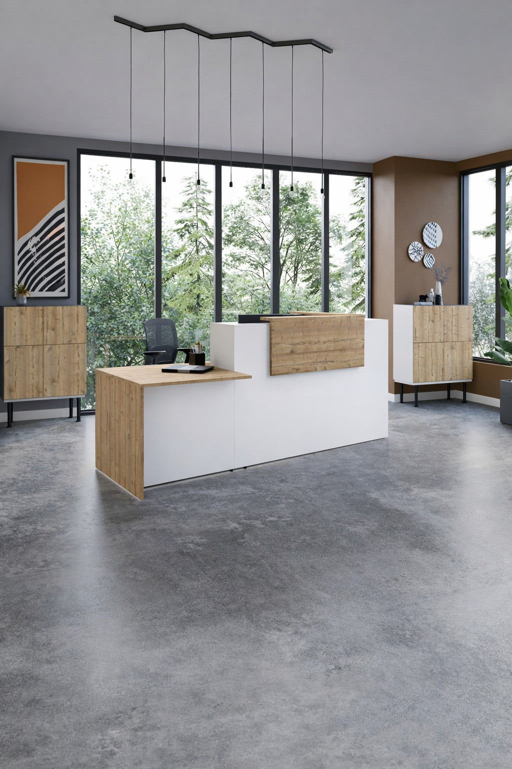 Banque d’accueil professionnelle avec PMR – Gamme ABBA