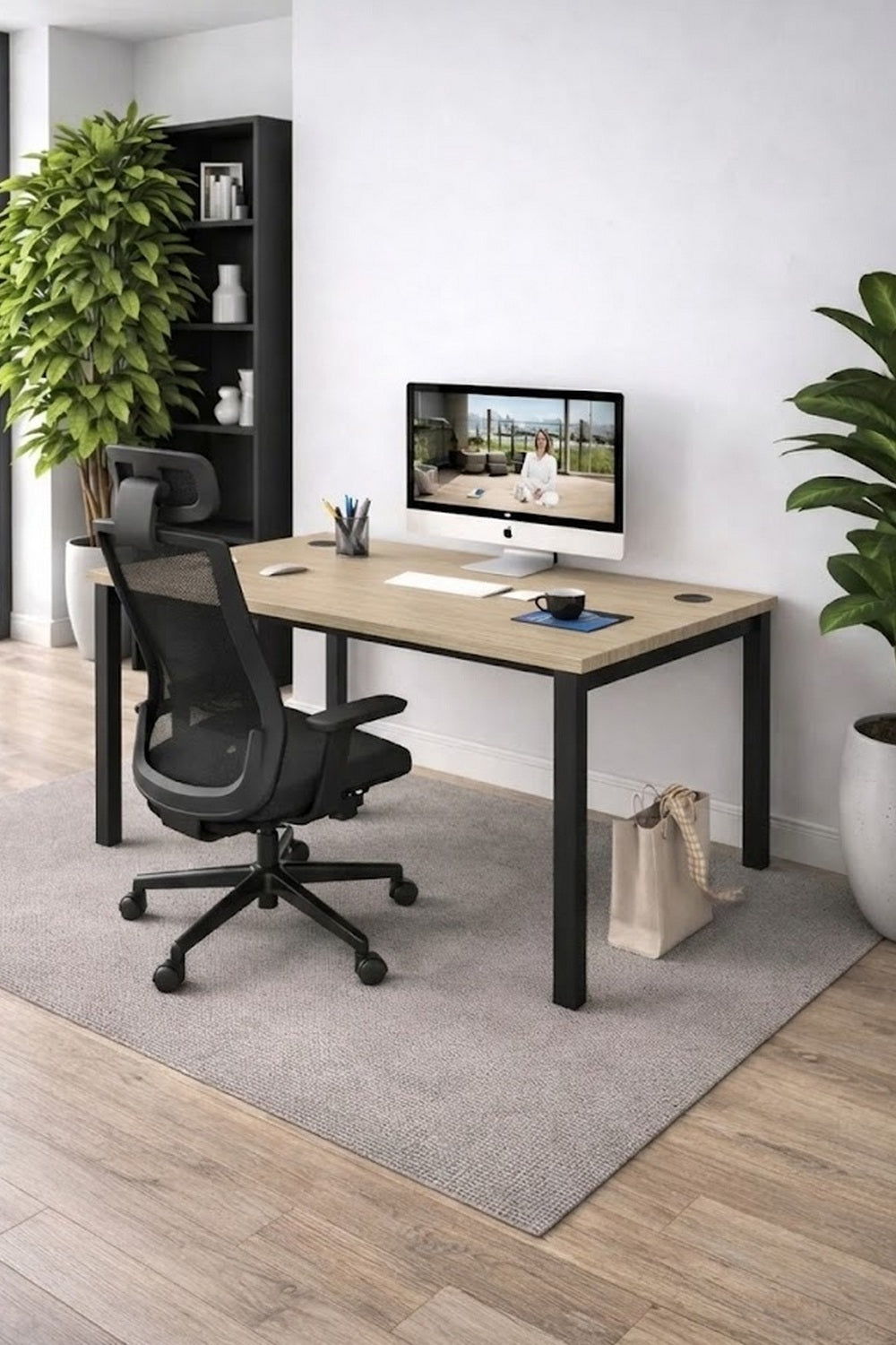 Bureau professionnel individuel Astral - Profondeur 70 et 80 cm