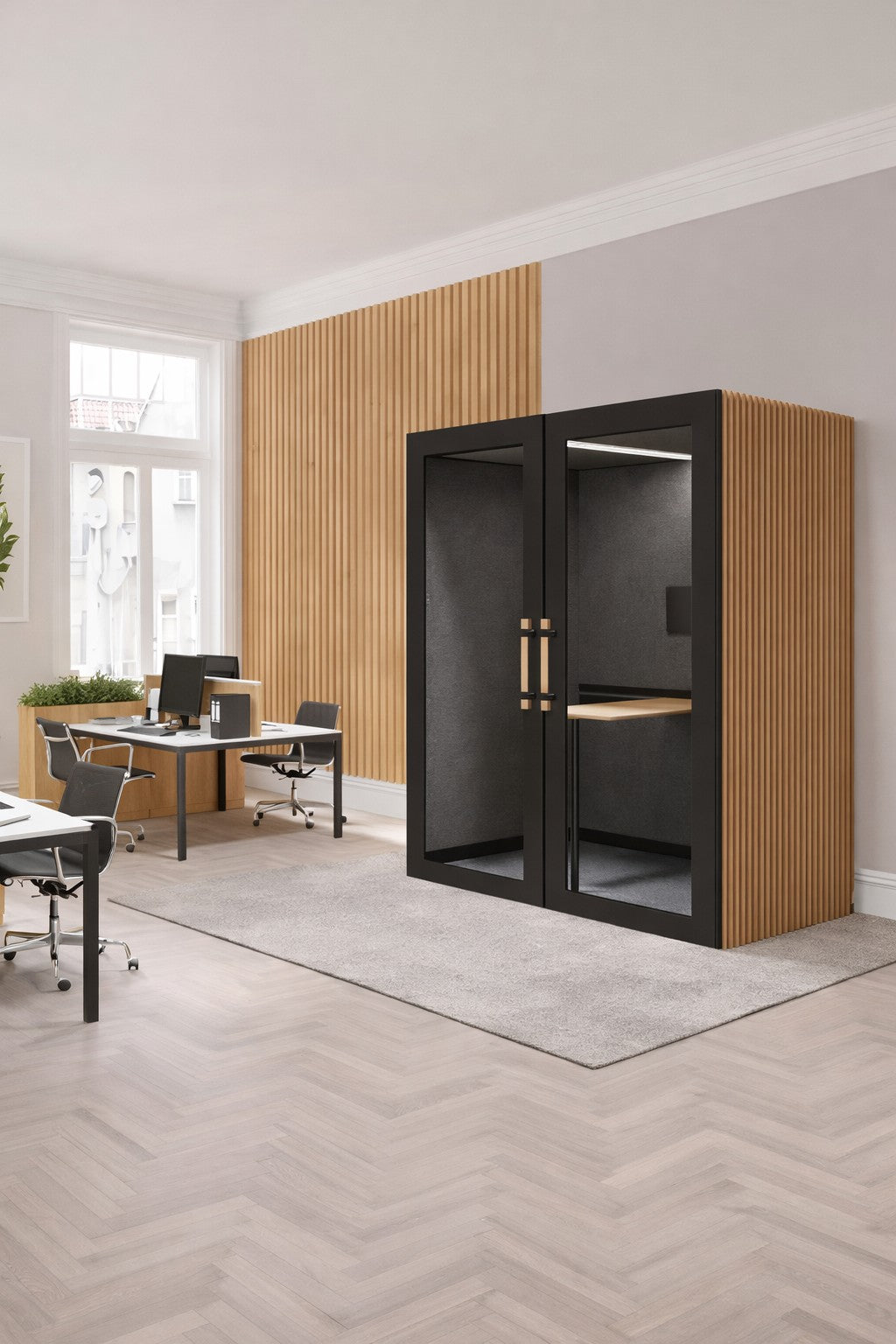 Cabine Acoustique Double No Sound Executive – 2 personnes