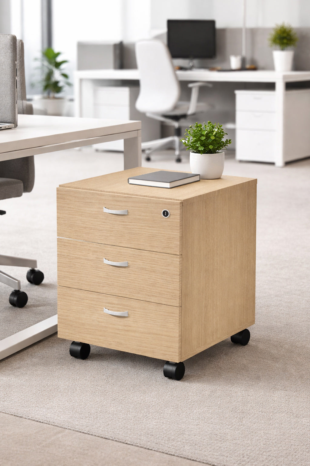 Caisson mobile Edge 3 tiroirs – Design italien