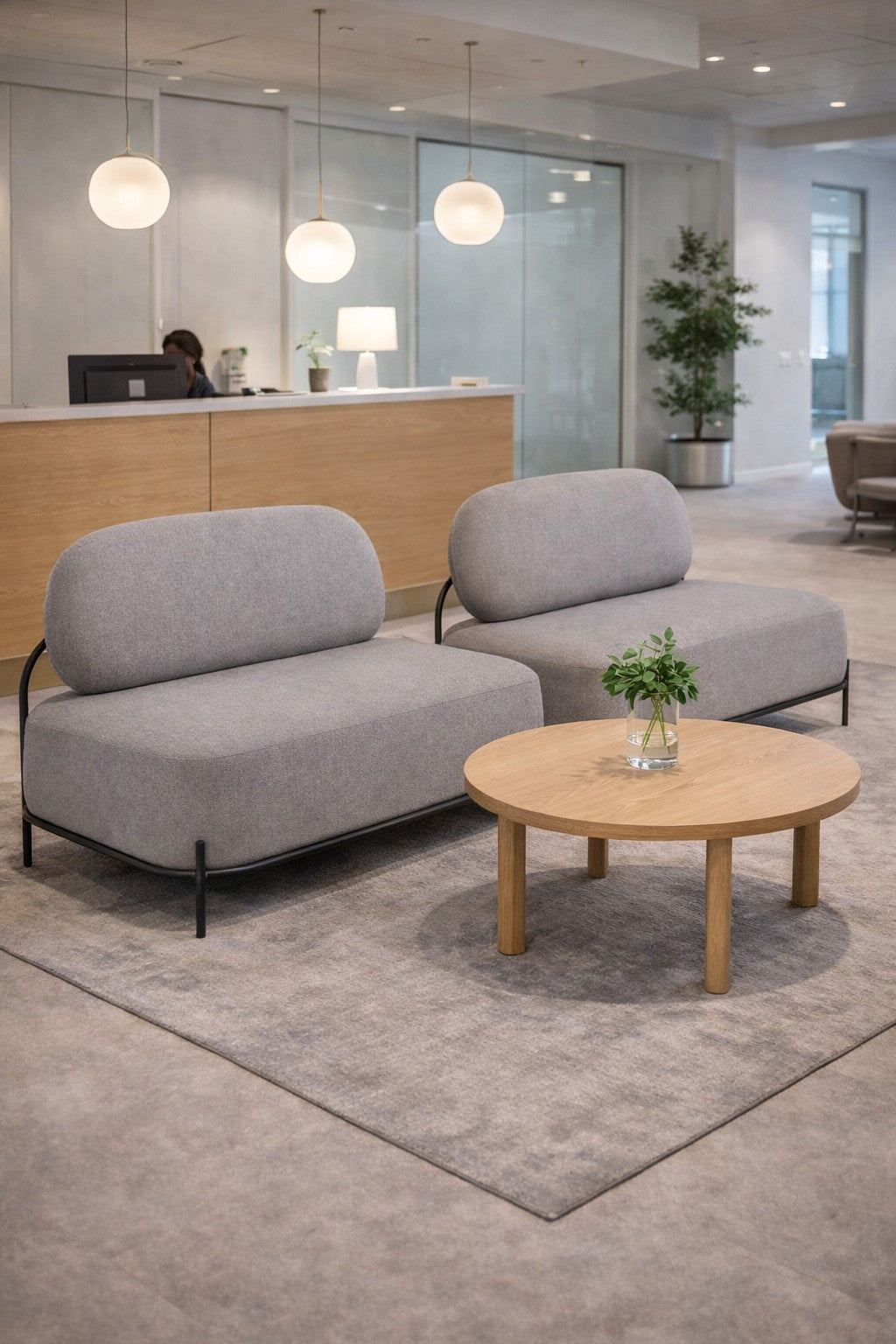 Canapé d'accueil Brooklin - 2 places