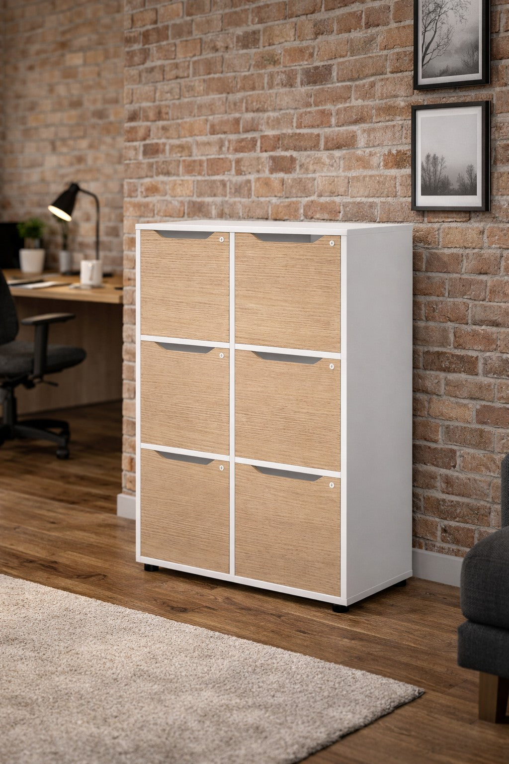 Casier de rangement Flex Office – 6 cases