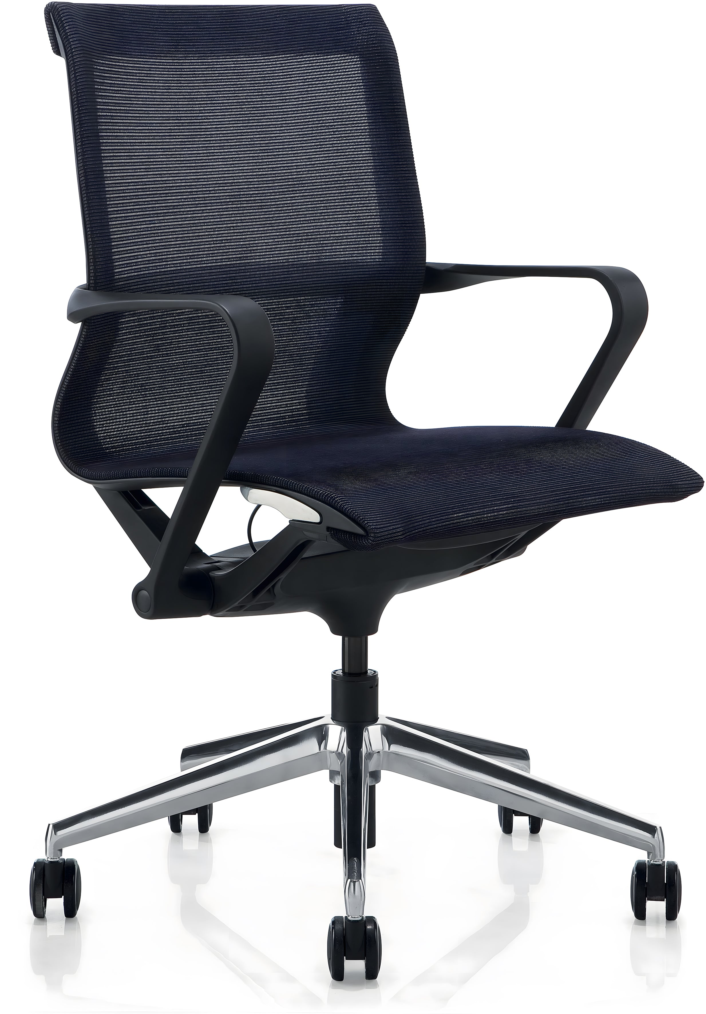 Fauteuil de bureau ergonomique Ara - Dossier bas et mécanisme synchrone