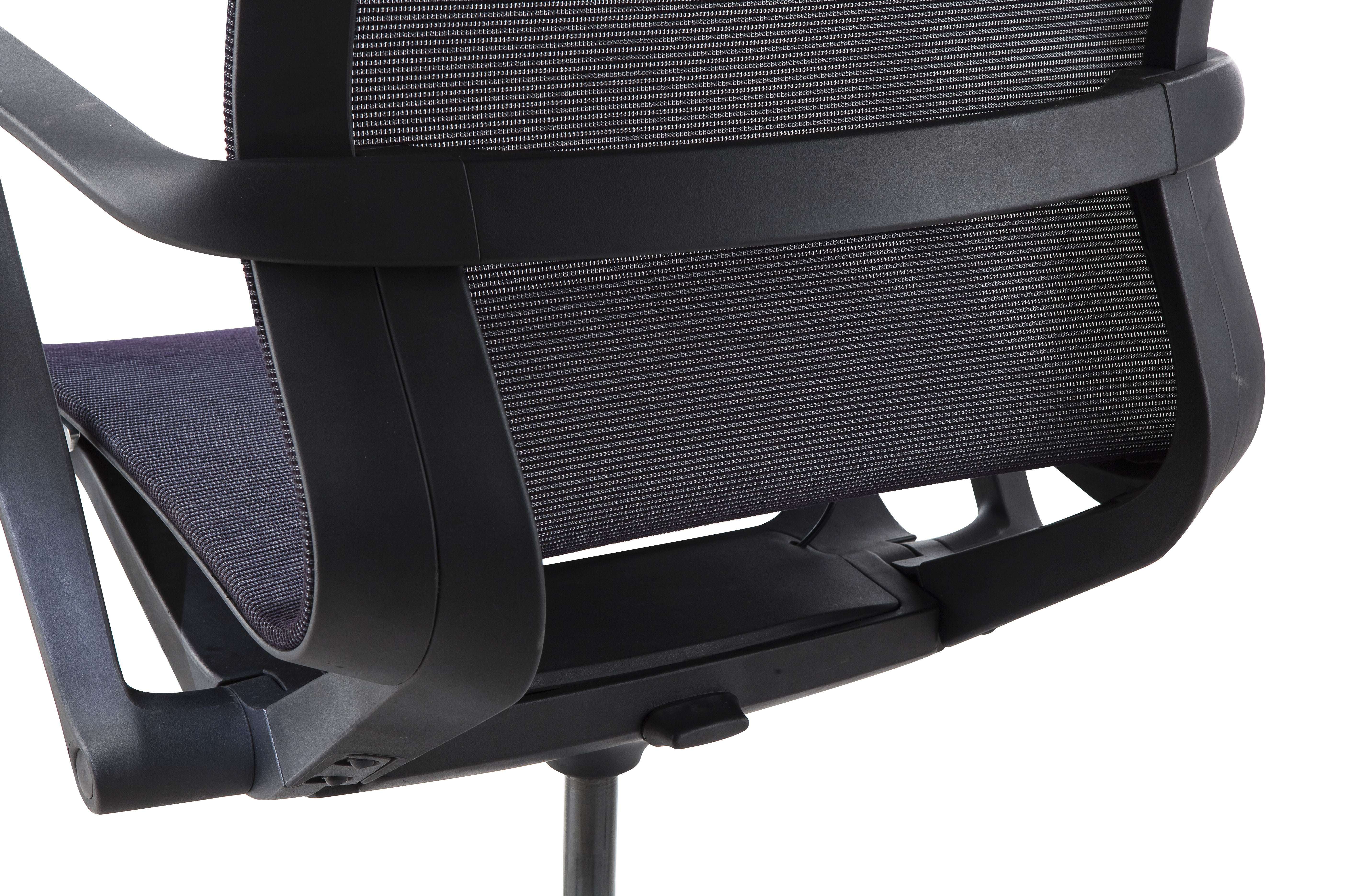 Fauteuil de bureau ergonomique Ara - Dossier bas et mécanisme synchrone
