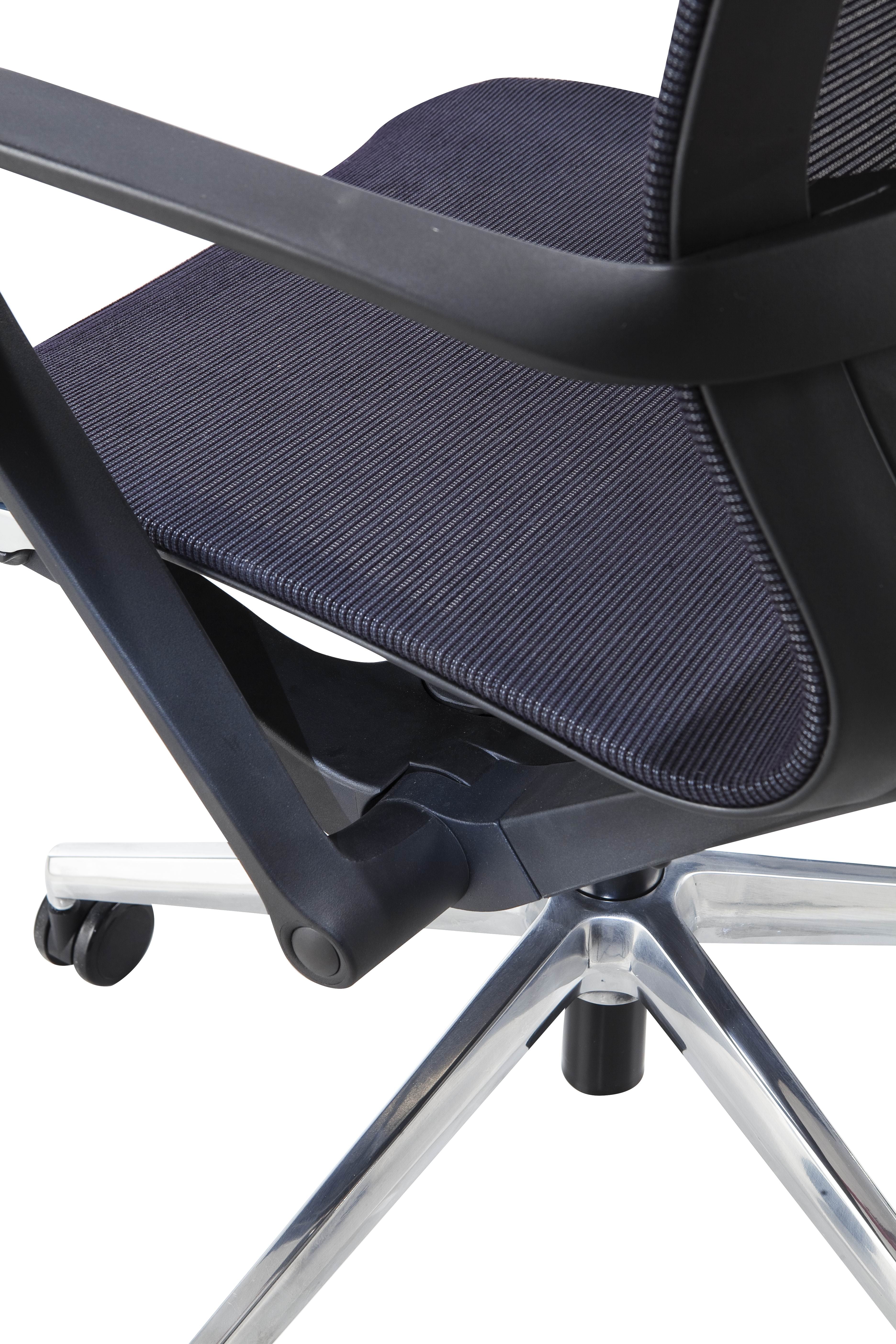 Fauteuil de bureau ergonomique Ara - Dossier bas et mécanisme synchrone